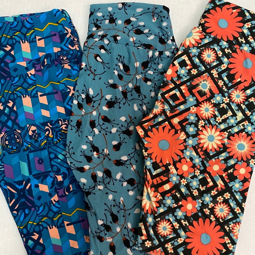 (3) NWOT - LuLaRoe OS Leggings